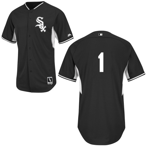 Adam Eaton #1 Youth Baseball Jersey-Chicago White Sox Authentic 2014 Black Cool Base BP MLB Jersey